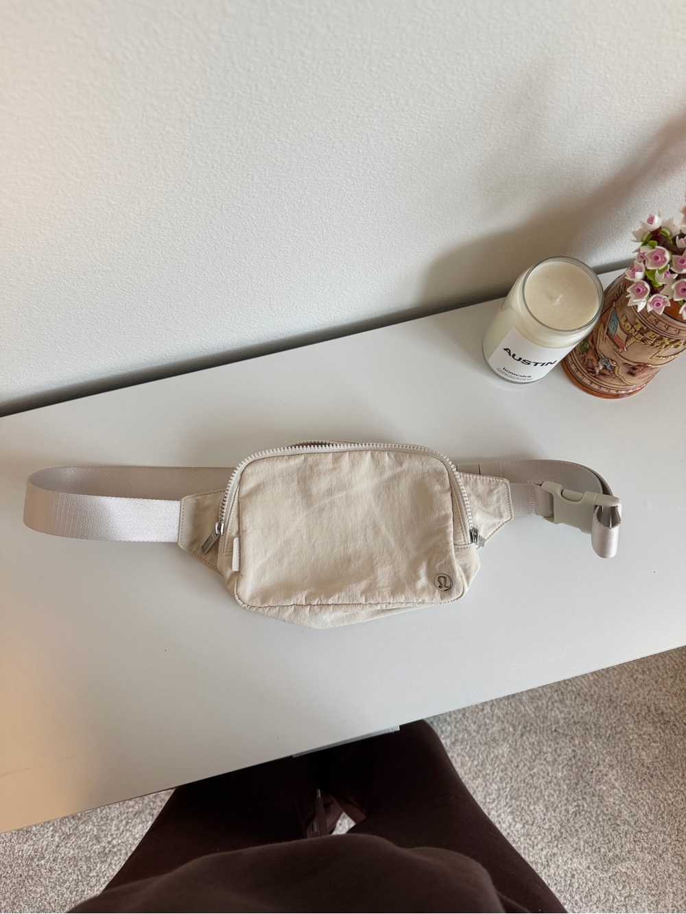 Lululemon Light Cream Crossbody Fannypack